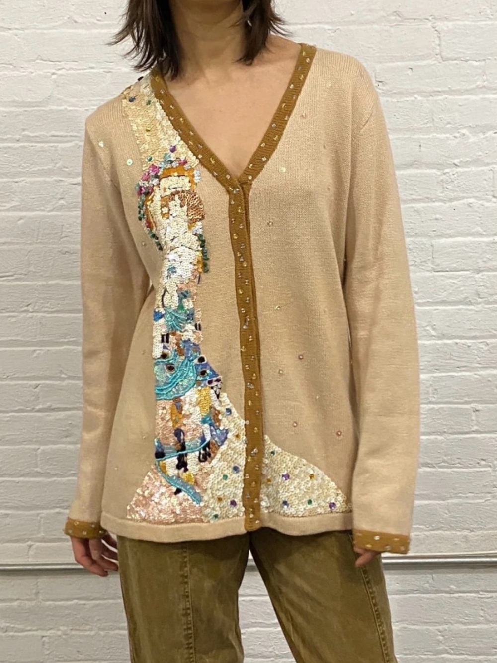 ⭐️Storybook Knits Famous sequins  The Kiss” sweater⭐️